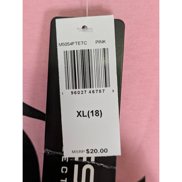 Messi Collection Boys Big Logo Graphic T Shirt Short Sleeve Pink Size XL Unisex - Picture 3 of 7